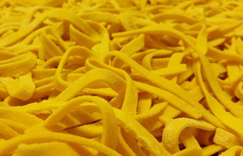 E le tagliatelle fatte in casa...